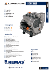 Kohler Lombardini 11 LD 626-3 Marşlı 42 HP Dizel Motor