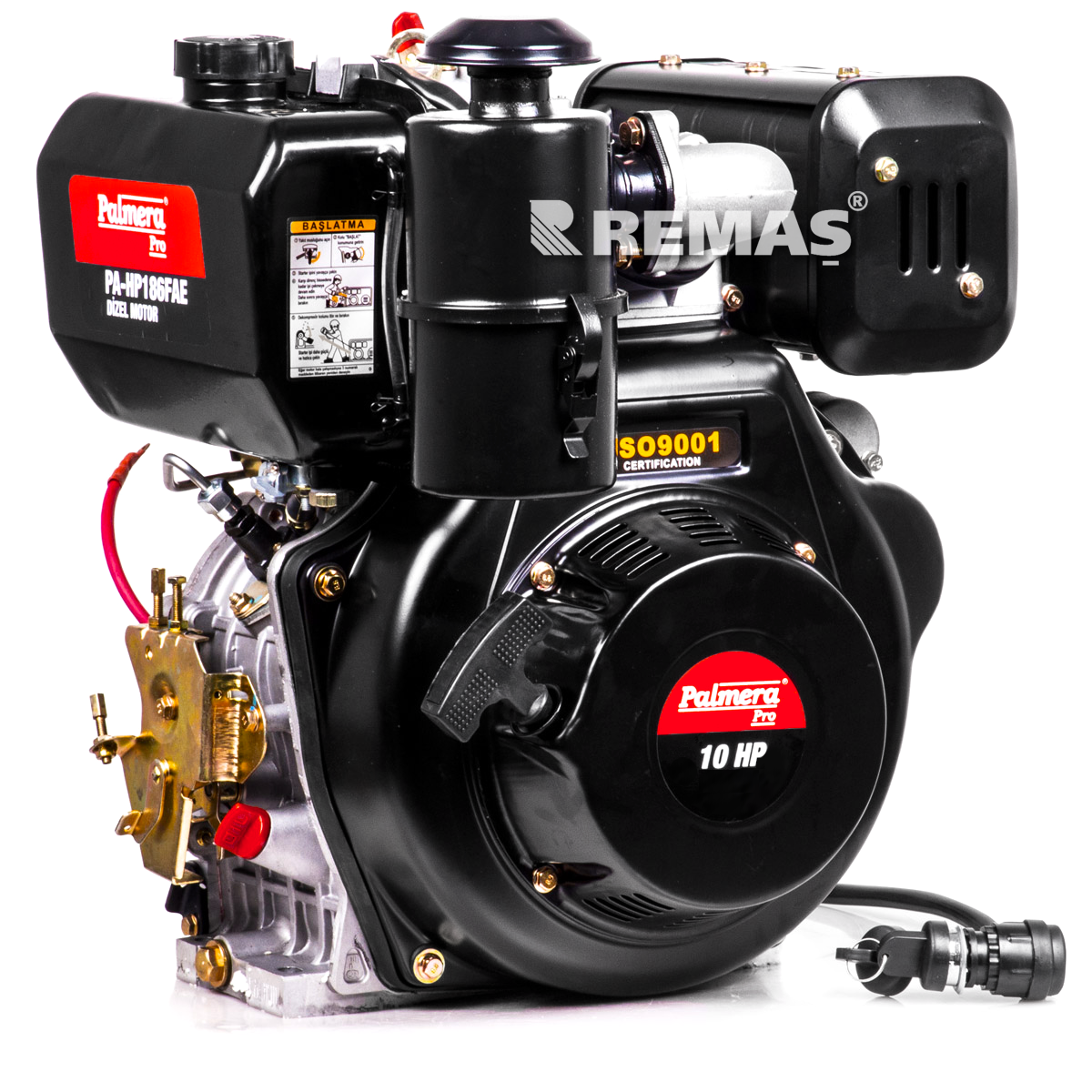 Palmera PA-HP186FAE Marşlı 10 HP Dizel Tek Motor