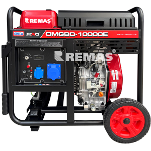 Omega OMGBD 10000 E Marşlı 10 kVA Monofaze Dizel Jeneratör