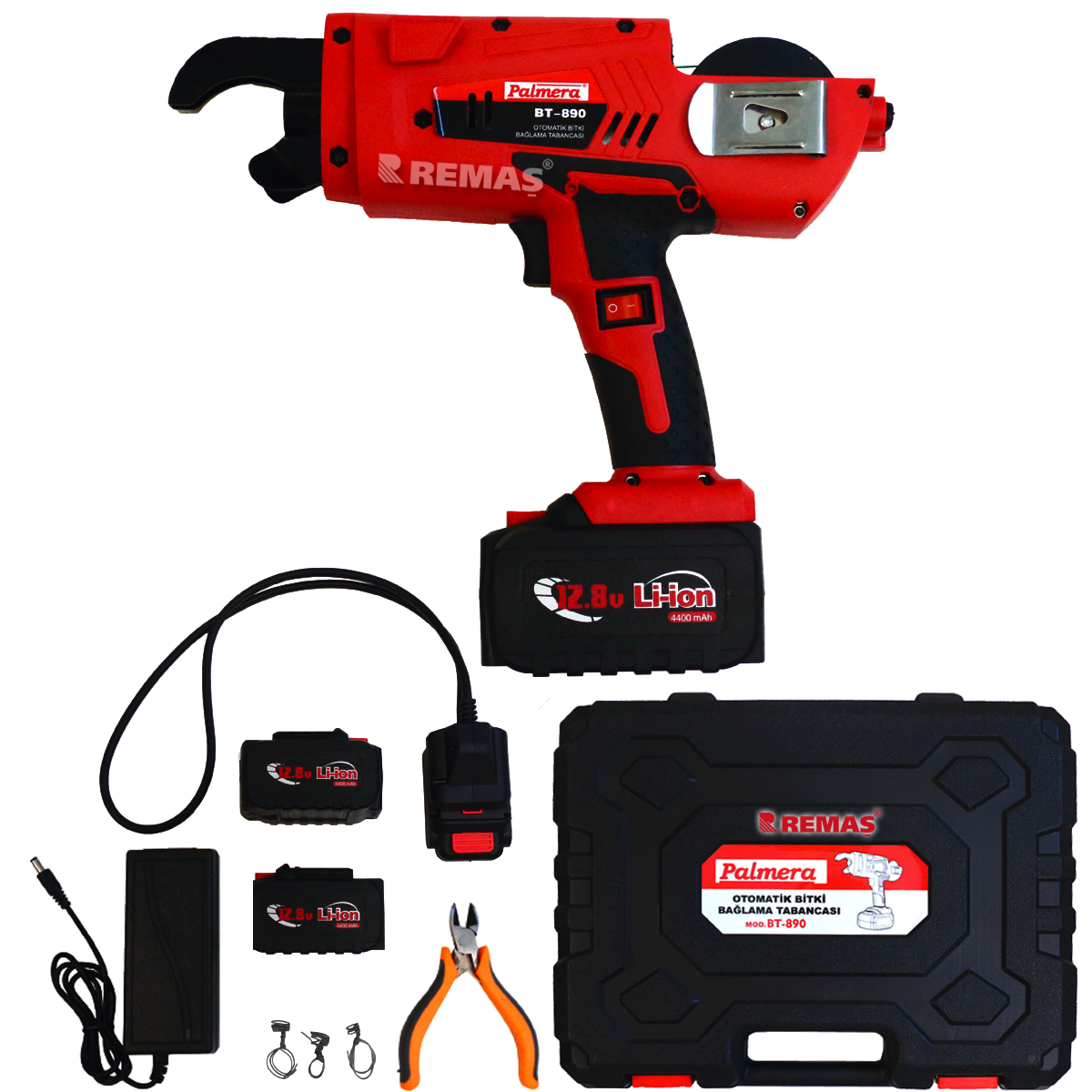 Palmera BT-890 Çift Akülü Otomatik Bitki Bağlama Tabancası