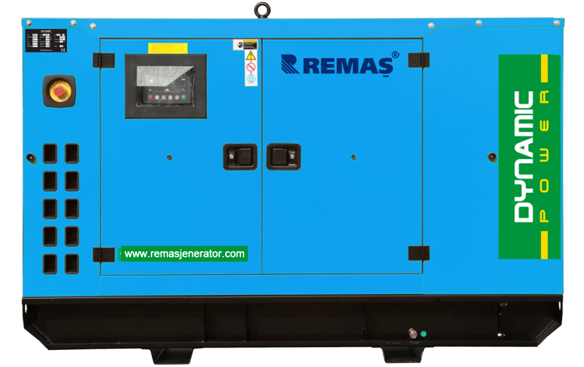 REMAŞ DPG 70 KVA KABİNLİ TAM OTOMATİK DİZEL JENERATÖR