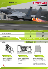 REMPOWER RDG 1100 KVA OTOMATİK KABİNLİ DİZEL JENERATÖR