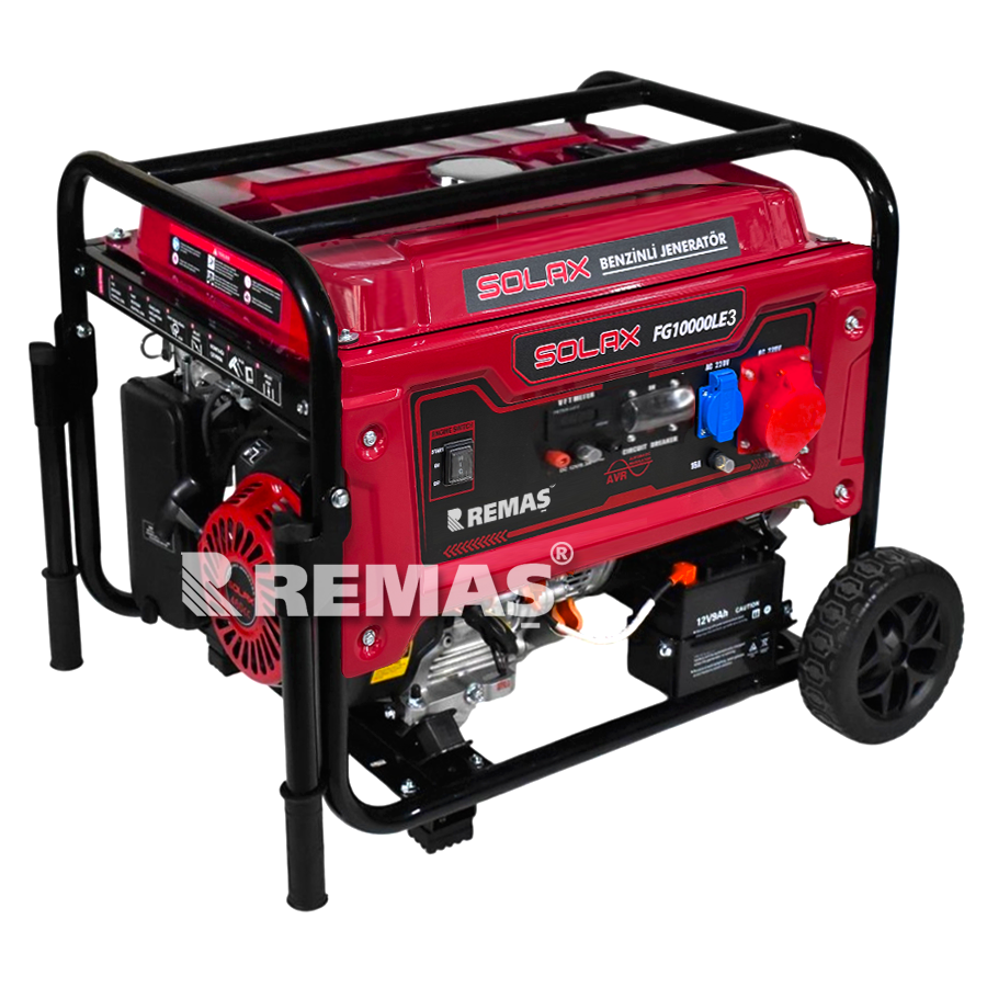 Solax FG 10000 LE3 Marşlı 10 kVA Trifaze Benzinli Jeneratör