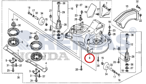 Kesici Muhafaza - Alt Tabla HONDA HF2622 - HF2625 Çim Traktörü