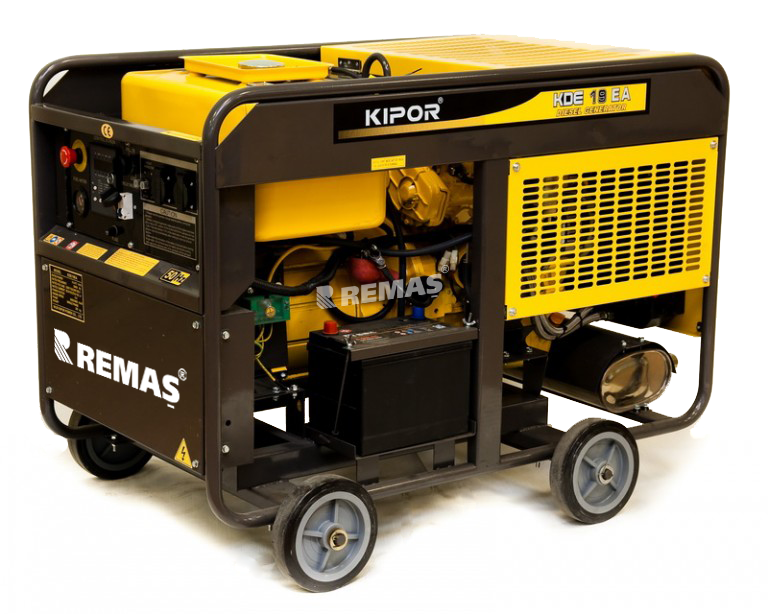 Kipor KDE 19 EA Marşlı 19 kVA Monofaze Dizel Jeneratör