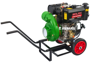 Solax SDP-4YN Marşlı 4''inç Yüksek Basınçlı Dizel Su Motoru Motopomp