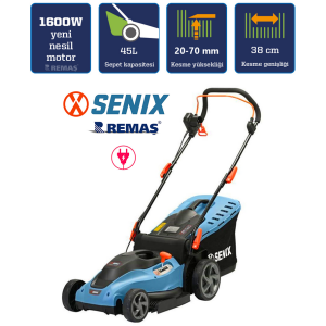 Senix LPP16-M-EU 1600 Watt Elektrikli Çim Biçme Makinesi