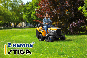 Stiga ESTATE 584E Akülü Çim Biçme Traktörü