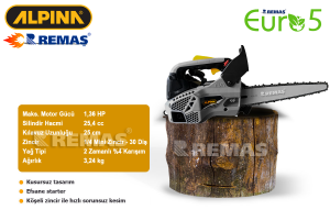Alpina APR 225 C İnce Pala Benzinli Testere Dal Budama Makinesi