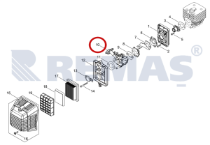 Karbüratör ECHO RM520 - SRM520 Tırpanlar