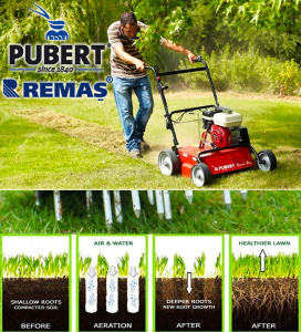 Pubert OSCAR PRO 55H Honda GX160 Benzinli Çim Havalandırma Makinesi