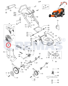Şanzıman Kayışı OLEOMAC G53 TK Çim Biçme Makinesi