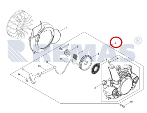 Starter - İp Çekme Mekanizması ECHO RM520 Tırpanlar
