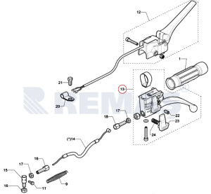 Levye Debriyaj Antrac200 - Antrac350 - Antrac360 - Antrac510 Çapa Makinesi Uyumlu