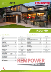 REMPOWER RDG 40 KVA OTOMATİK KABİNLİ DİZEL JENERATÖR