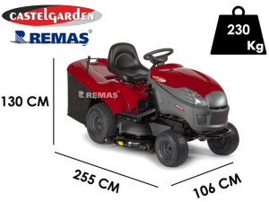 CASTELGARDEN PTX210-HD Hidrostatik Benzinli Çim Biçme Traktörü