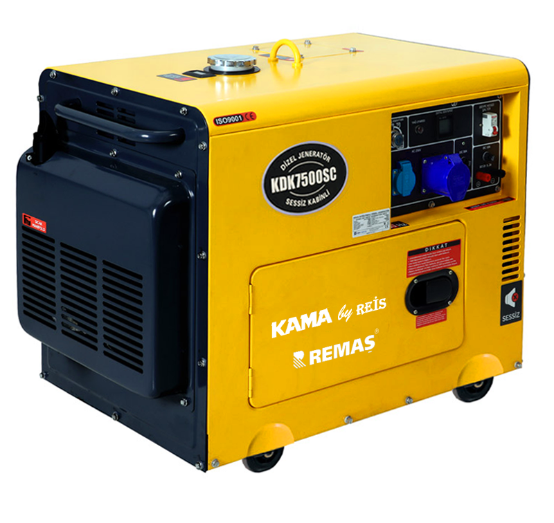 Kama KDK 7500 SC Otomatik 7 kVA Kabinli Dizel Jeneratör