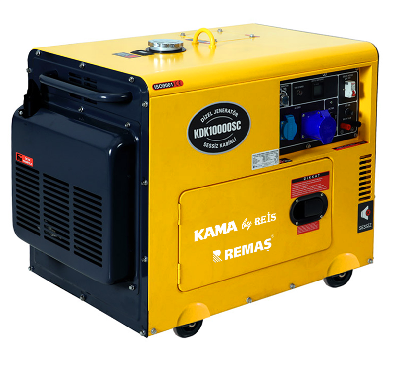 Kama KDK 10000 SC Otomatik 9,5 kVA Kabinli Dizel Jeneratör