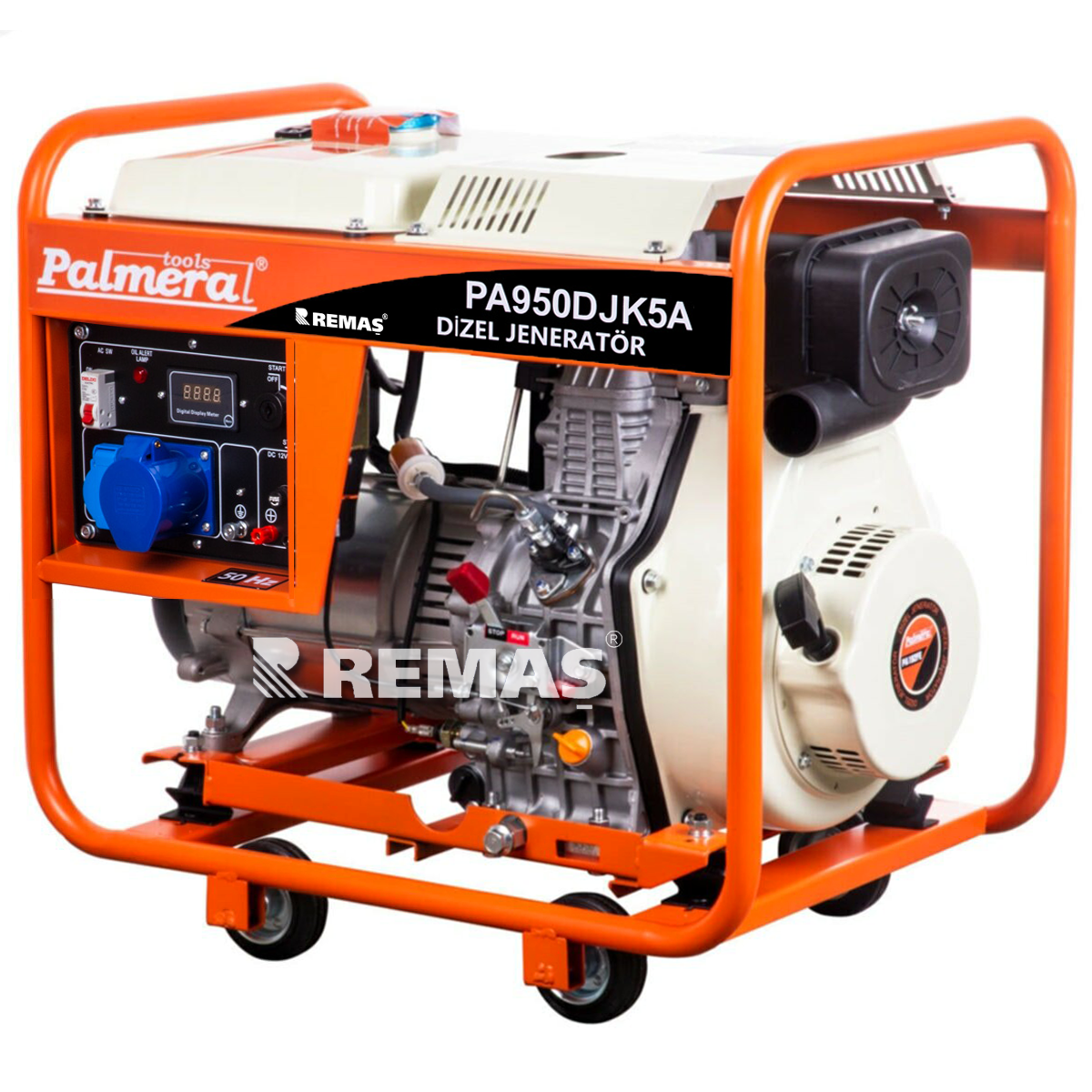 Palmera PA950DJK5A Monofaze 8 kVA Dizel Jeneratör