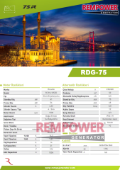 REMPOWER RDG 75 KVA OTOMATİK KABİNLİ DİZEL JENERATÖR