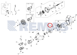 Balata Yuvası OLEOMAC PPX271 - PPX275 Yüksek Dal Budama Testeresi