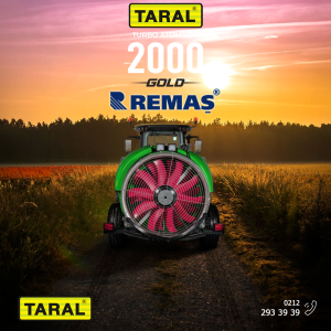 Taral TA 2000 Gold Süper Turbo Atomizör 2000 LT Çekilir Tip İlaçlama Makinası