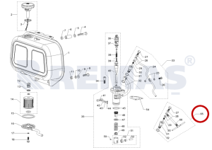 Yakıt Geri Dönüş Hortumu ANTOR 3LD450 - 3LD510 Dizel Motorlar