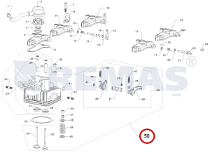 Silindir Kafası Komple Subap + Külbütör ANTOR 3LD510