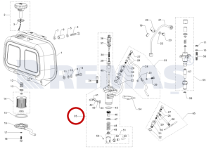 Yakıt Pompası Kalem Tip İçin ANTOR 3LD510 - 4LD640 - 4LD820
