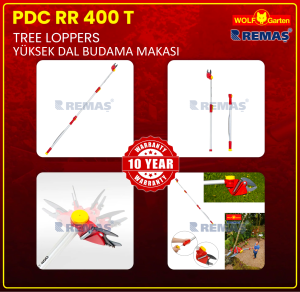 Wolf Garten PDC RR400T Yüksek Dal Budama Makası Teleskopik