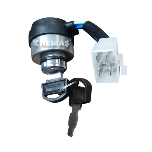 Marş Kontağı ve Anahtarı 3,5 kVA - 5,5 kVA - 8 kVA Benzinli Genset *4 Kablolu