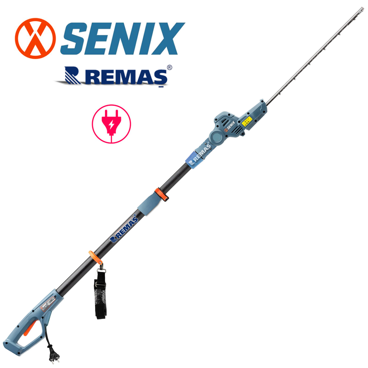 Senix HTPE5.0-L-EU Elektrikli 500 Watt Yüksek Çit Biçme Kesme Budama Makinesi