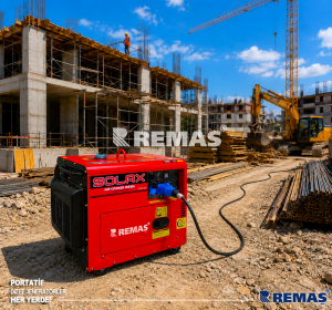 Solax 8.5 GF LDE Otomatik Monofaze 8 kVA Kabinli Dizel Jeneratör