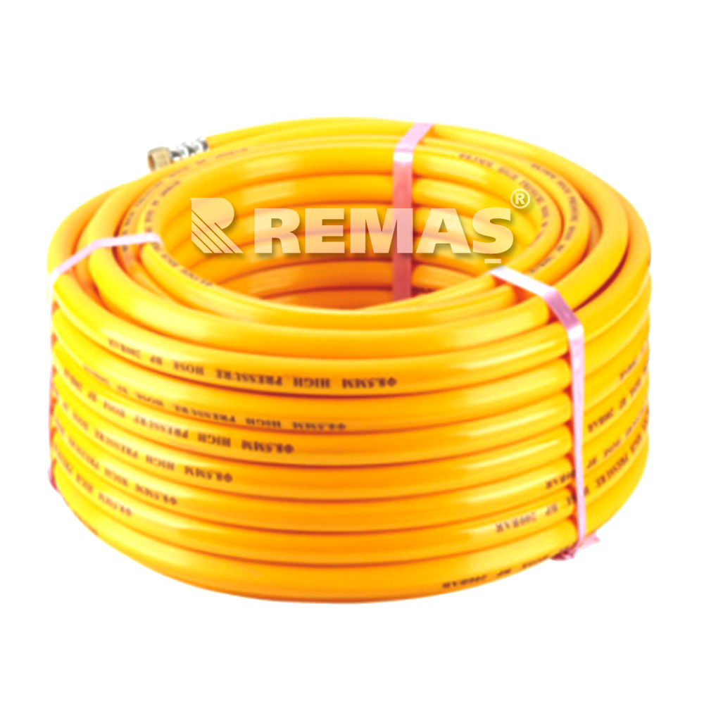 Veta 8.5 mm x 50 metre Sarı Renk Basınçlı İlaçlama Hortumu