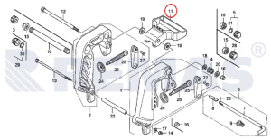 HONDA MARINE BRAKET GÖVDE BF8 - BF20
