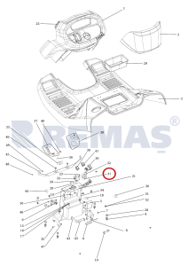 Kontak OLEOMAC OM124/24KH - OM124/22H Çim Traktörleri