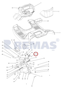 Kontak Anahtarı OLEOMAC OM124/24KH - OM124/22H Çim Traktörleri