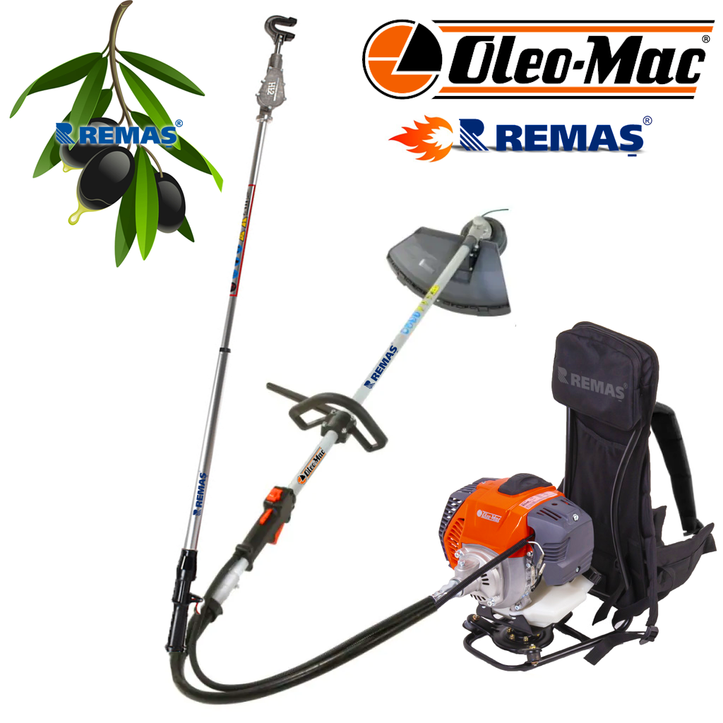 Oleo-Mac HFS 2 HP Benzinli Motorlu Zeytin Silkme Meyve Hasat Makinası