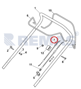 Stop Teli - Fren Teli Alpina AL5 46 SA - AL5 51SAQ Çim Biçme Makineleri