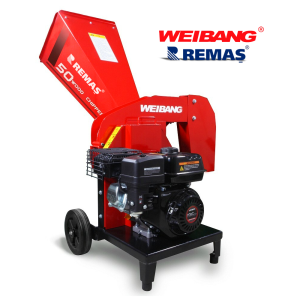 Weibang WBCH 507 LC Benzinli 6,5 HP Motorlu Dal Parçalama Yaprak Öğütme Talaş Makinesi