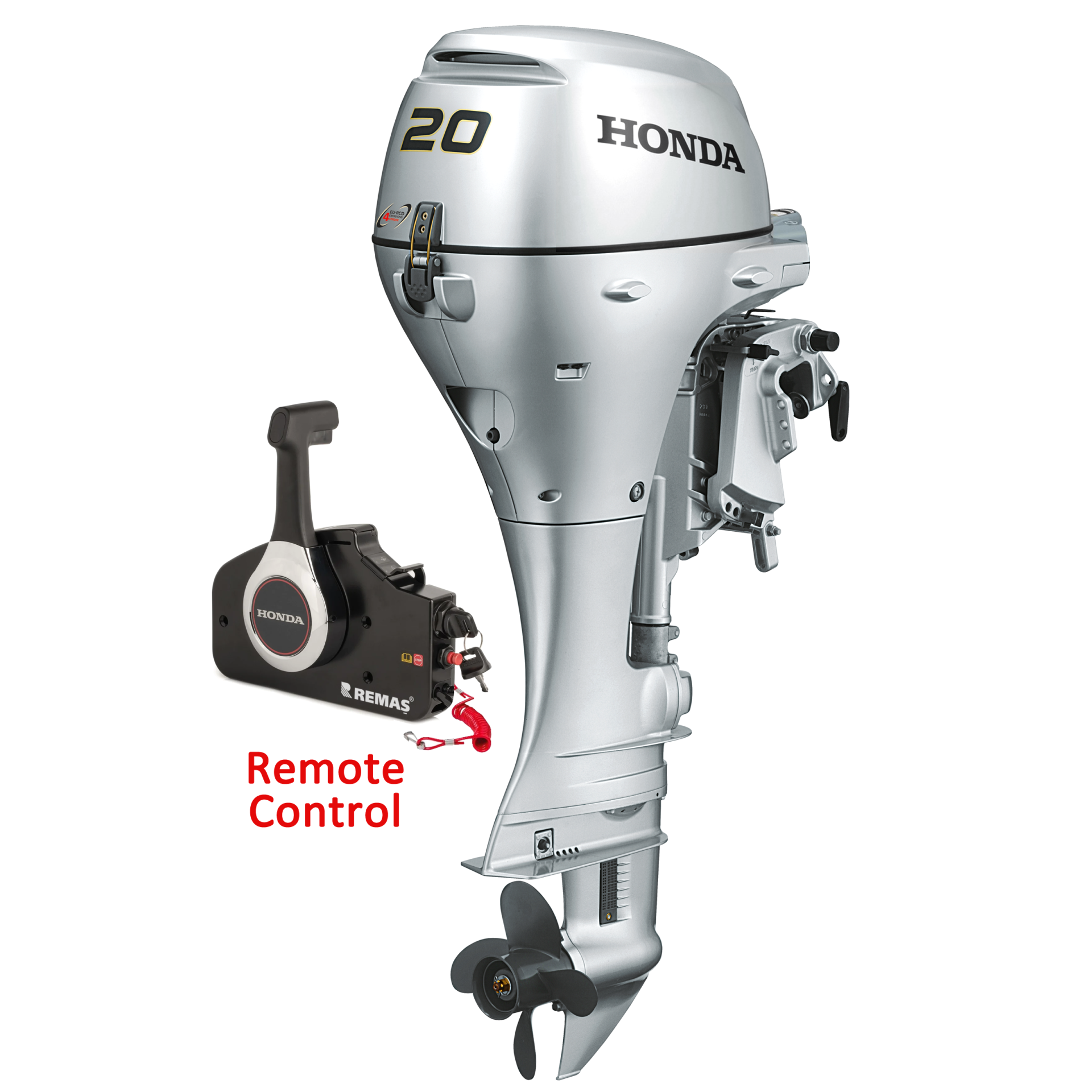 Honda BF 20 DK2 SRTU Deniz Motoru - 20 HP - Kısa - Marşlı - R/C - P/T