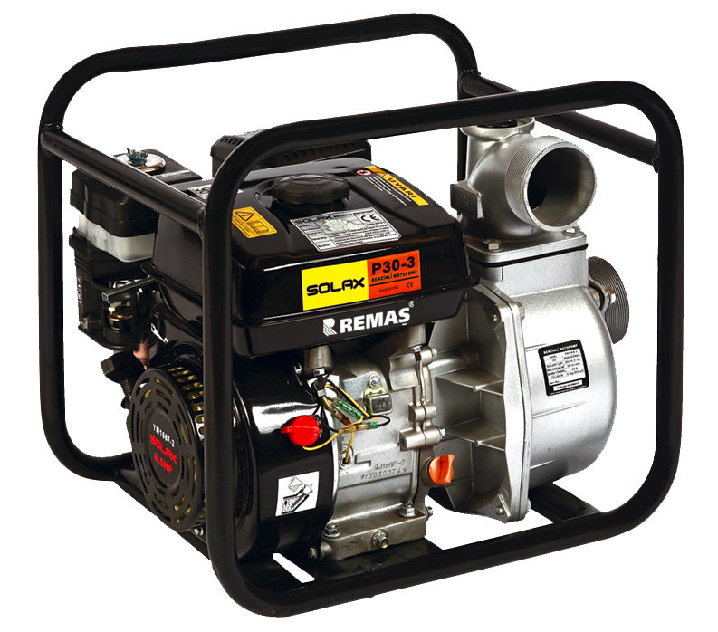 Solax P30-3 İpli 3'' Parmak Su Motoru Benzinli Motopomp