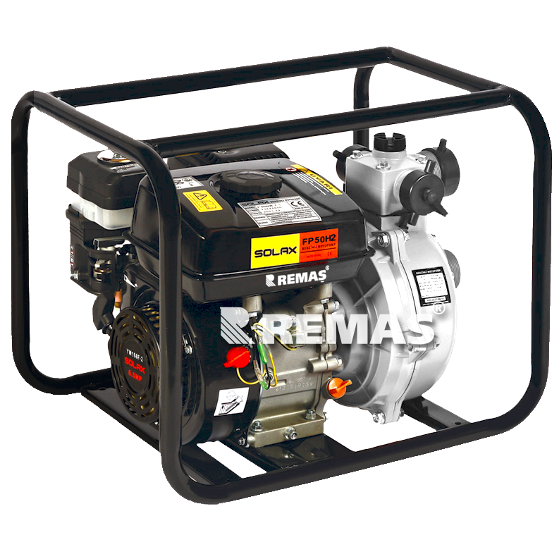 Solax FP20-H2 İpli 2'' Parmak Yüksek Basınçlı Su Motoru Benzinli Motopomp