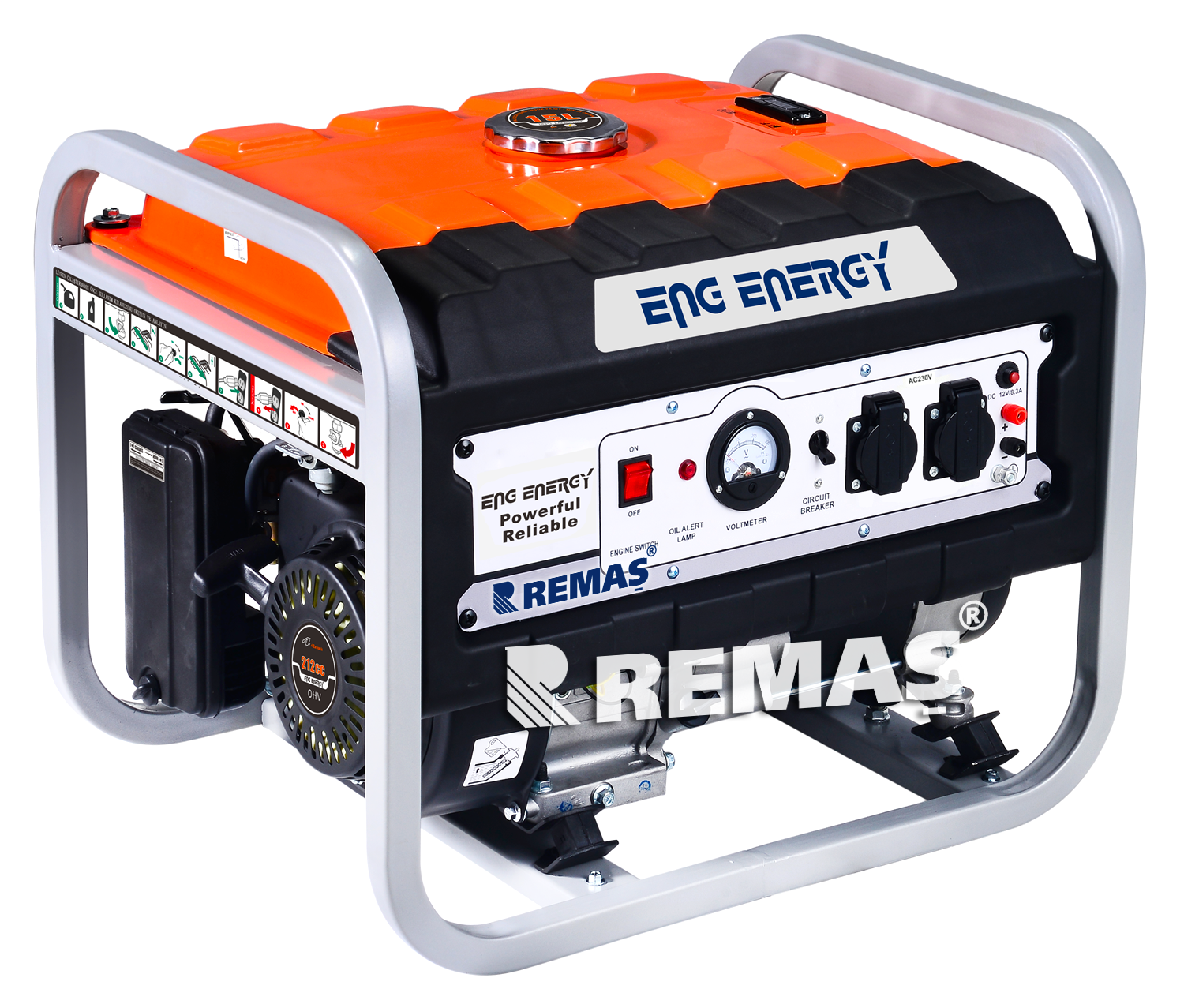 Energy KM 4000 M İpli 4 KVA Monofaze Benzinli Jeneratör