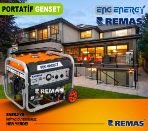 Energy KM 4000 ME Marşlı 4 KVA Monofaze Benzinli Jeneratör