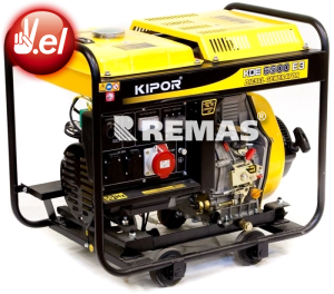 6 kVA Kipor KDE 6500 E3 Trifaze Marşlı Dizel Jeneratör