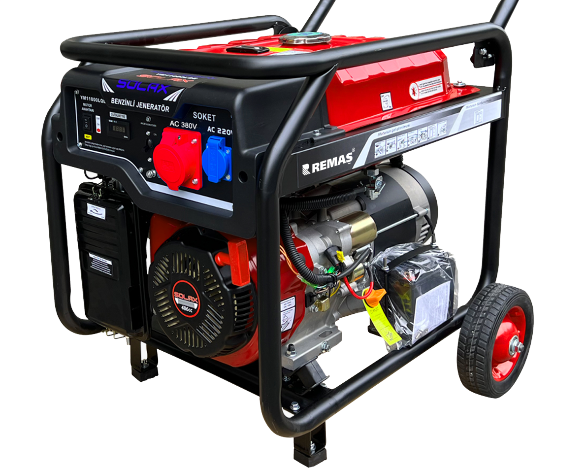 Solax YM 11000 LQE3 Trifaze Marşlı 10,6 kVA Benzinli Jeneratör