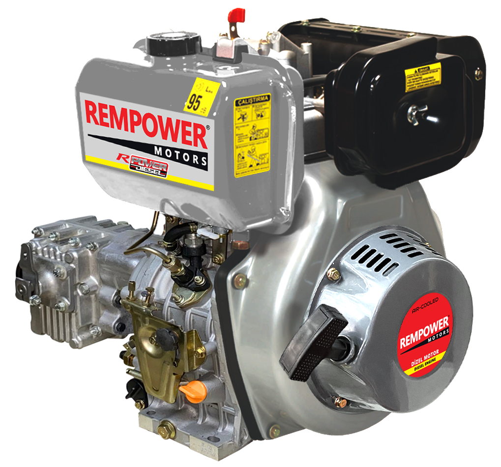 REMPOWER 186 FA MARŞLI ŞARJLI 10 HP BAYSAN ŞANZIMANLI DİZEL DENİZ MOTORU