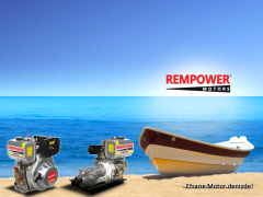 Rempower 192 FA Marşlı Şarjlı 14 HP Baysan Şanzımanlı Dizel Deniz Motoru