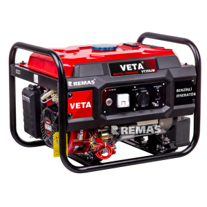 Veta VT350JM5 EUR5 Marşlı 3,5 kVA Monofaze Benzinli Jeneratör